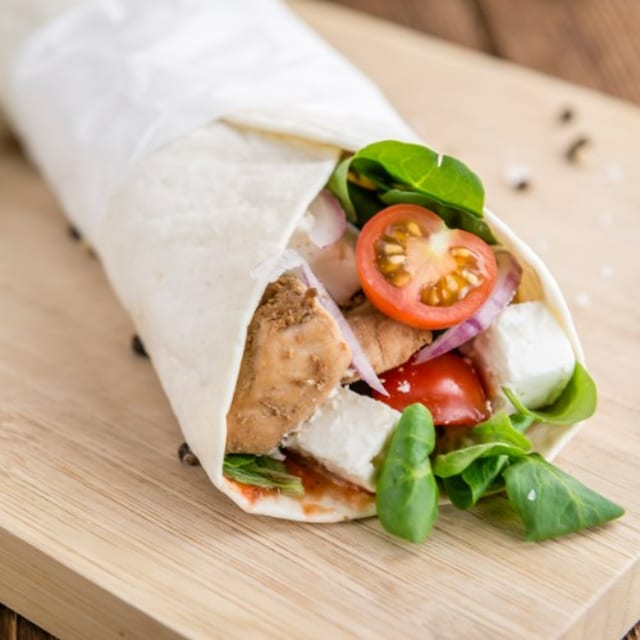 Chicken Caesar Wrap.