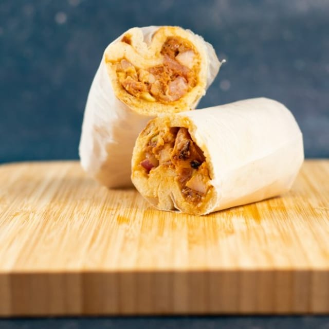 Chicken Cheesesteak Wrap.