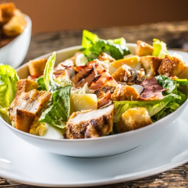Chicken Caesar Salad.