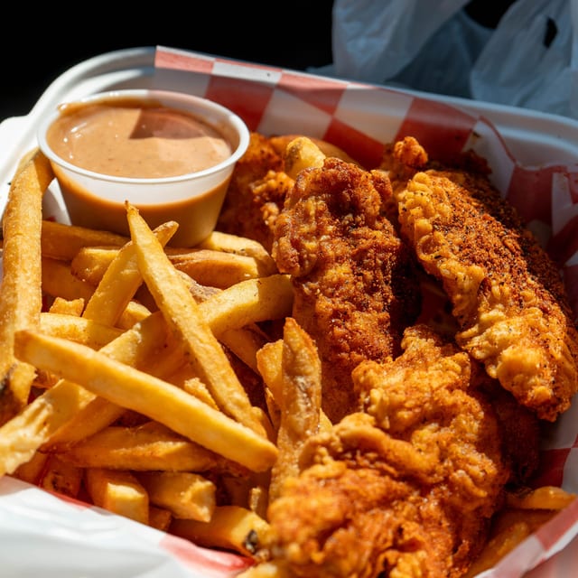 Buffalo Chicken Strips.