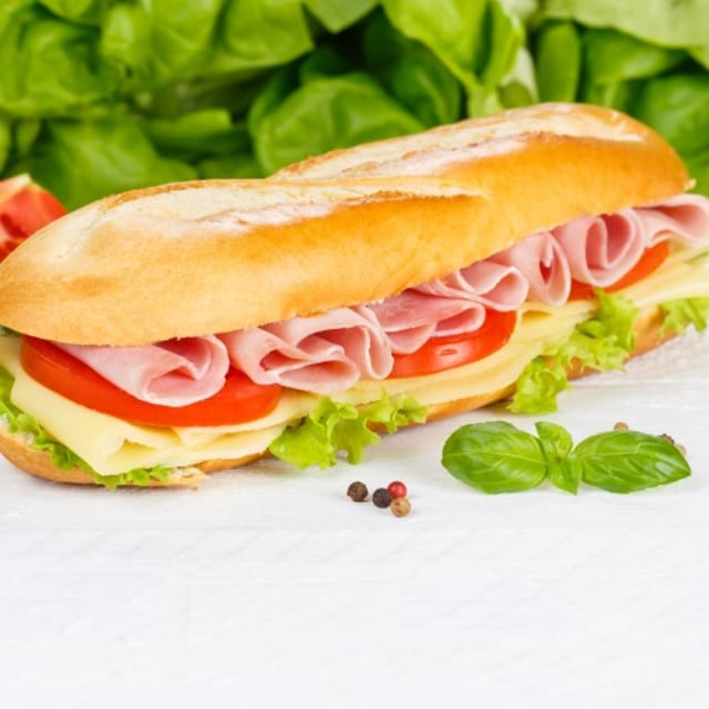 Ham & Cheese Sub.