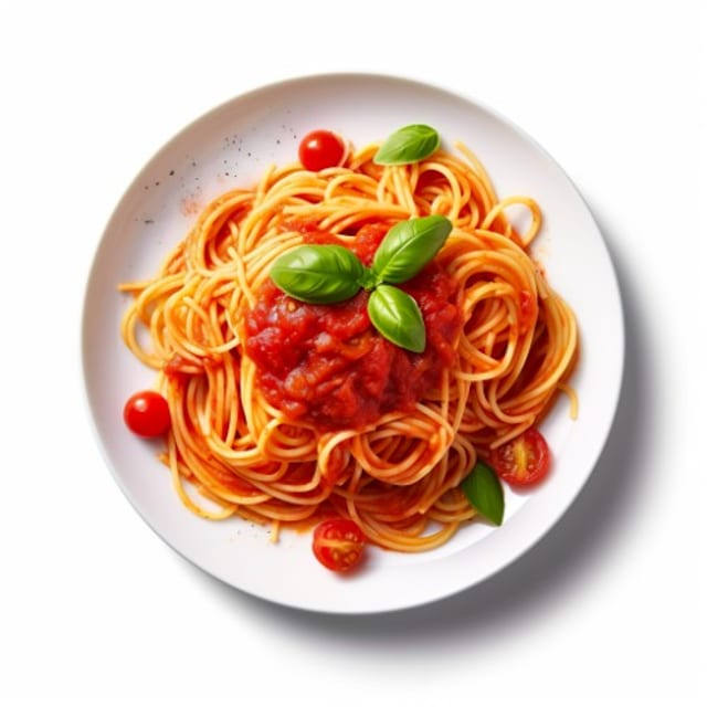 Spaghetti & Marinara Pasta.