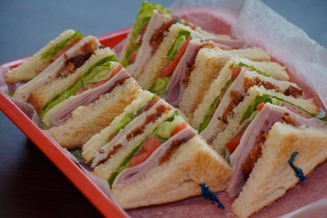 Turkey Club Sandwich.