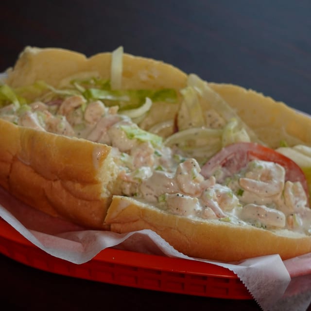 Shrimp Salad Sub.